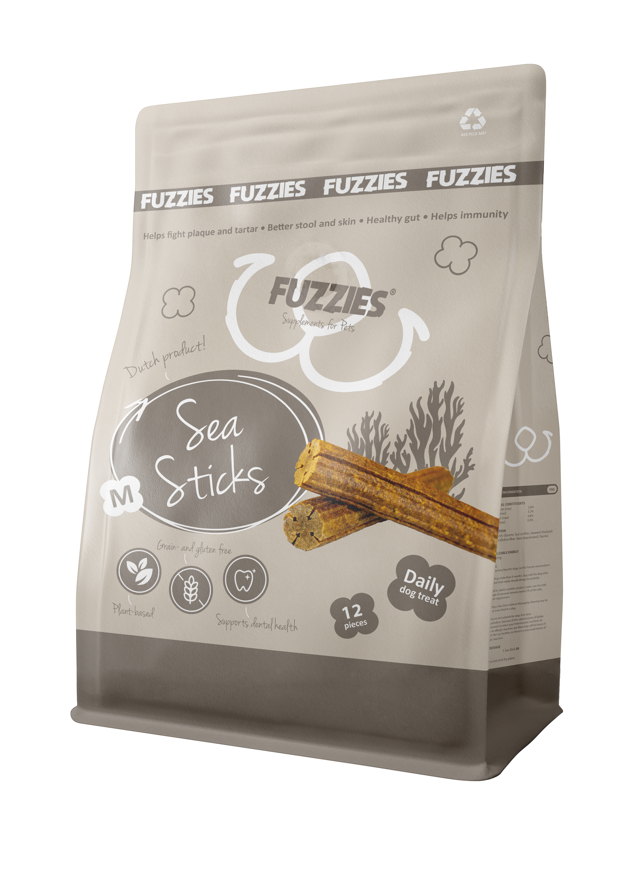 Fuzzies Sea Sticks - Hondensnack